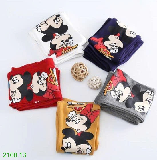 25HA2108.13 - QUẦN LEGGING HOẠT HÌNH MICKEY BÉ GÁI