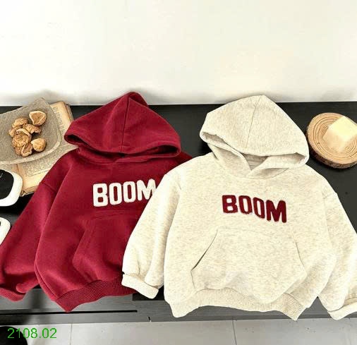 25HA2108.02 - ÁO HOODIE BOOM CHO BÉ