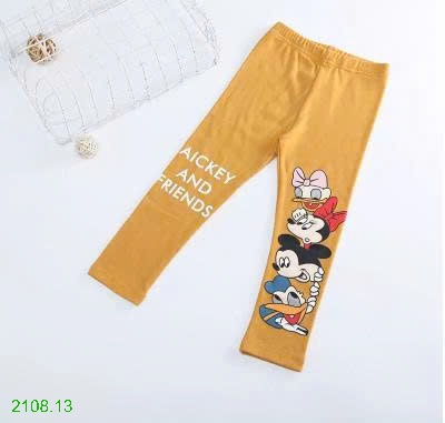 25HA2108.13 - QUẦN LEGGING HOẠT HÌNH MICKEY BÉ GÁI