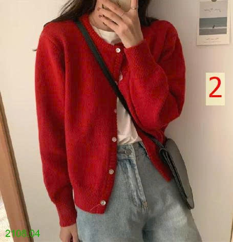 25HA2108.04 - ÁO CARDIGAN LEN CHO NỮ