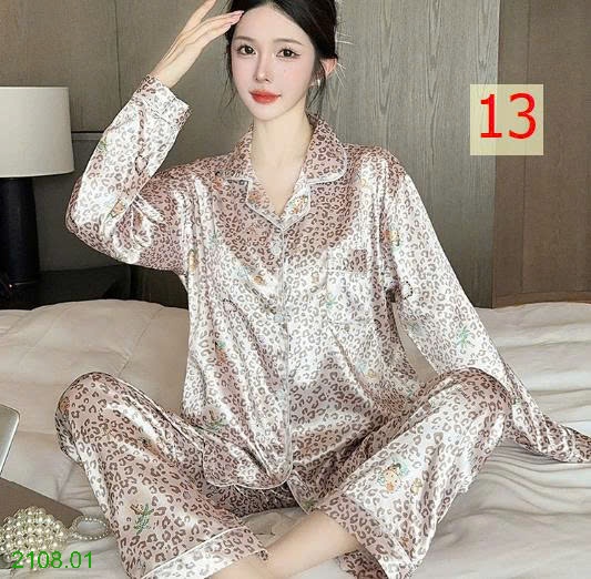 25HA2108.01 - BỘ PIZAMA LỤA CHO NỮ