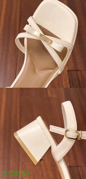 25HA2108.03 - SANDAL QUAI MẢNH ĐẾ VUÔNG NỮ