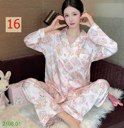 25HA2108.01 - BỘ PIZAMA LỤA CHO NỮ