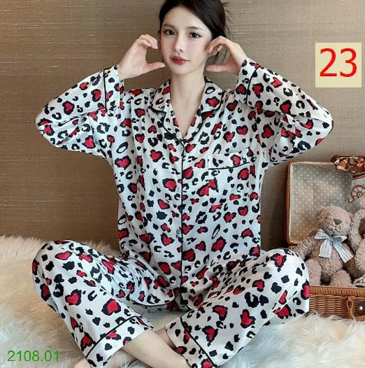 25HA2108.01 - BỘ PIZAMA LỤA CHO NỮ