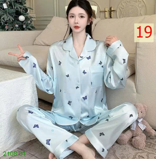 25HA2108.01 - BỘ PIZAMA LỤA CHO NỮ