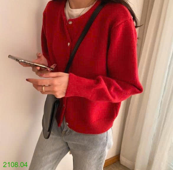 25HA2108.04 - ÁO CARDIGAN LEN CHO NỮ