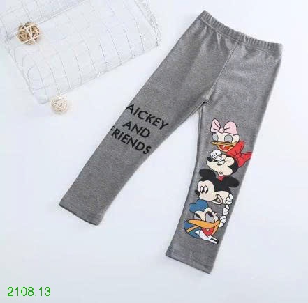 25HA2108.13 - QUẦN LEGGING HOẠT HÌNH MICKEY BÉ GÁI