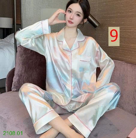 25HA2108.01 - BỘ PIZAMA LỤA CHO NỮ