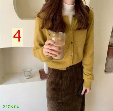 25HA2108.04 - ÁO CARDIGAN LEN CHO NỮ