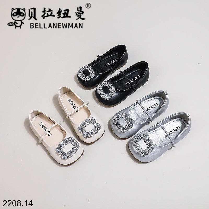 25HA2208.14 - GIÀY BỆT ĐẾ MỀM ĐÍNH ĐÁ BÉ GÁI