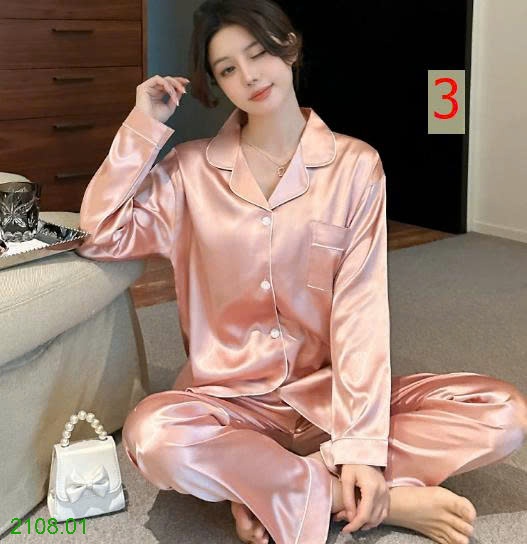 25HA2108.01 - BỘ PIZAMA LỤA CHO NỮ