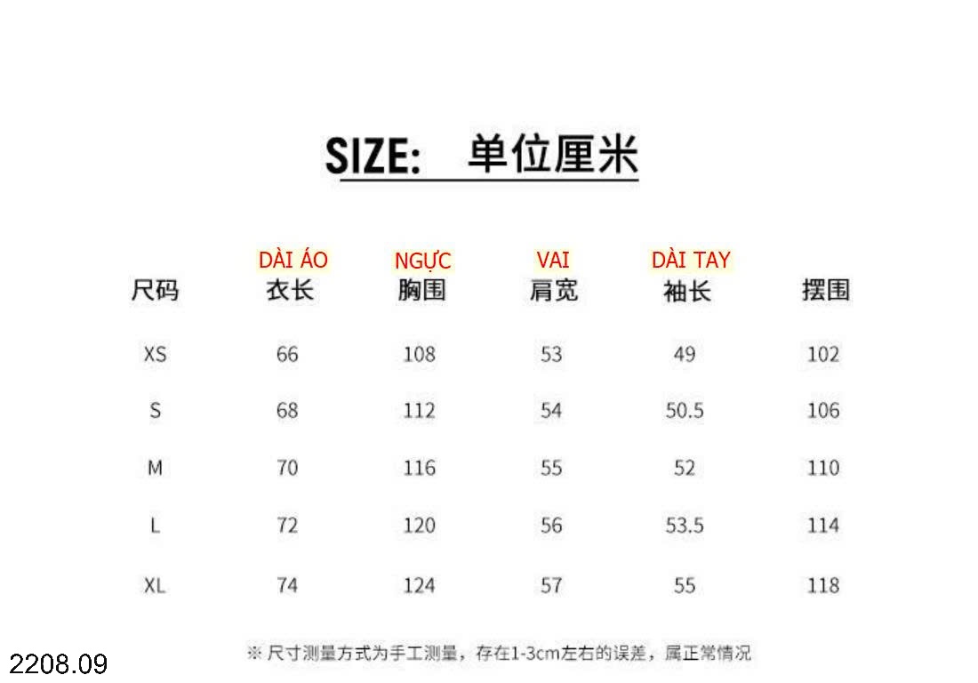 25HA2208.09 - ÁO THU ĐÔNG ĐEN TRẮNG DESSU