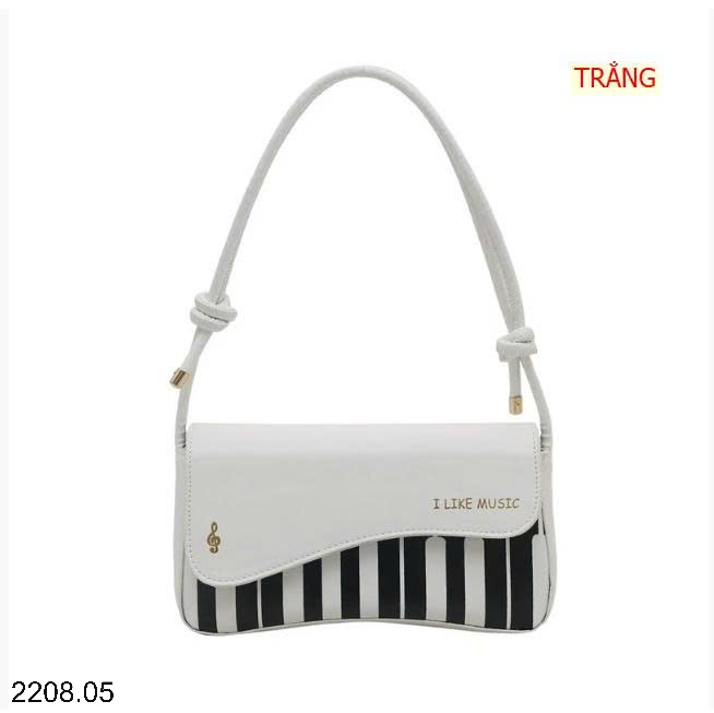 25HA2208.05 - TÚI XÁCH ĐEO VAI PHÍM ĐÀN PIANO