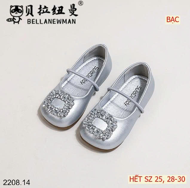 25HA2208.14 - GIÀY BỆT ĐẾ MỀM ĐÍNH ĐÁ BÉ GÁI