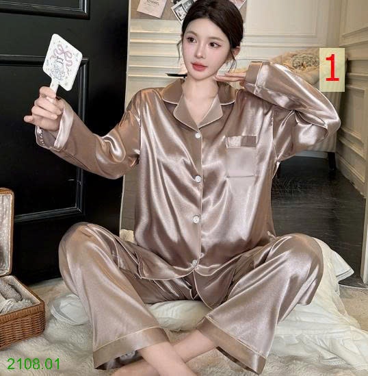 25HA2108.01 - BỘ PIZAMA LỤA CHO NỮ