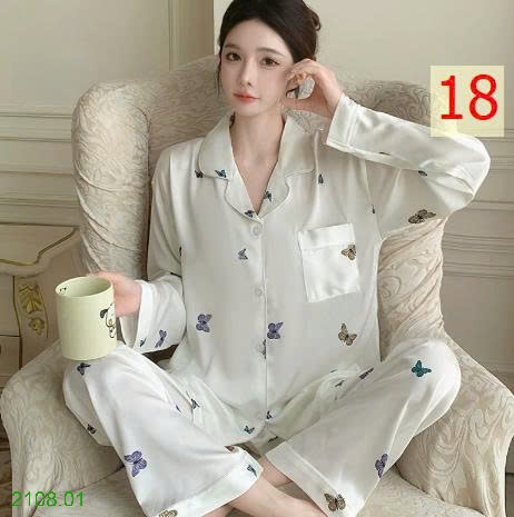 25HA2108.01 - BỘ PIZAMA LỤA CHO NỮ