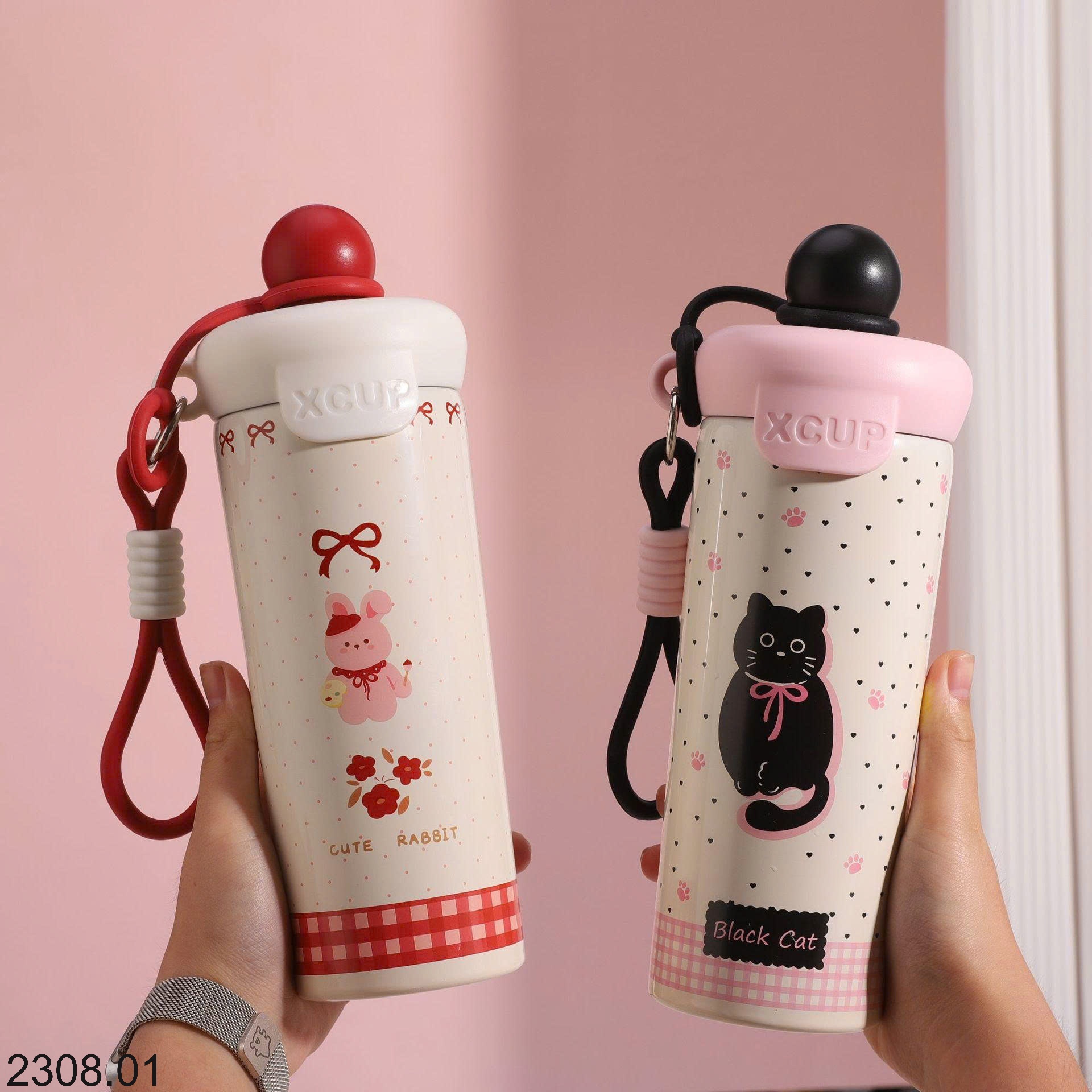 25HA2308.01 - BÌNH UỐNG NƯỚC GIỮ NHIỆT HOẠT HÌNH