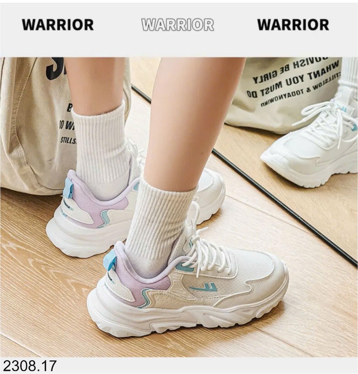 25HA2308.17 - GIÀY THỂ THAO NỮ WARRIOR