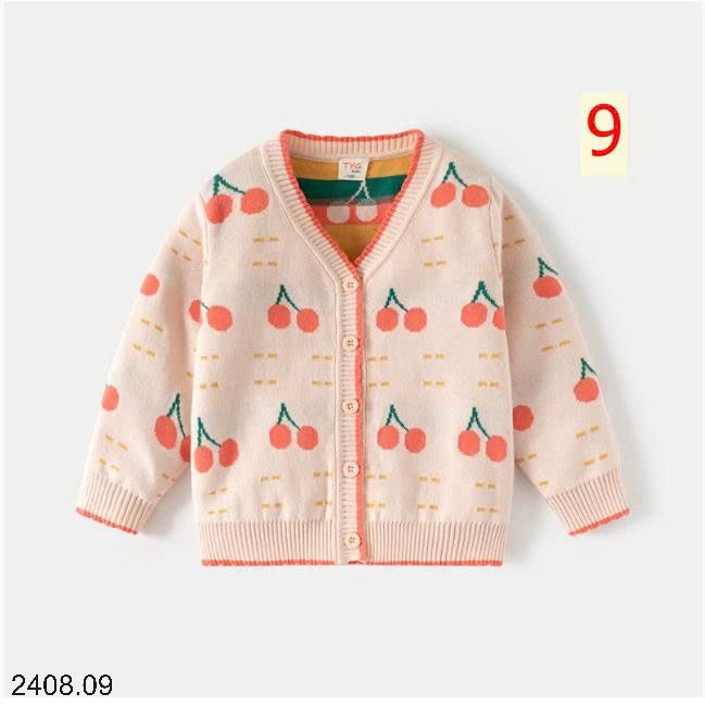 25HA2408.09 - ÁO CARDIGAN BÉ GÁI HÃNG TGY