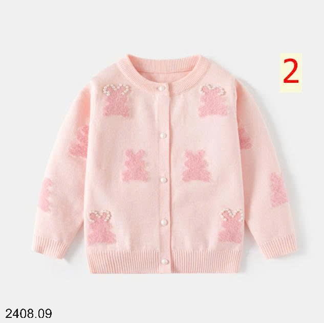 25HA2408.09 - ÁO CARDIGAN BÉ GÁI HÃNG TGY