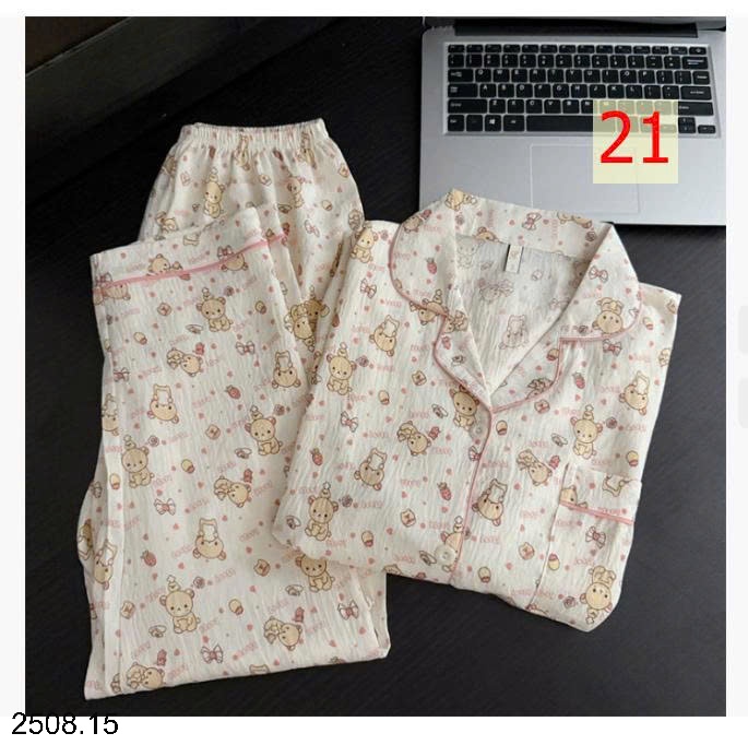25HA2508.15 - BỘ PIJAMA MẶC NHÀ