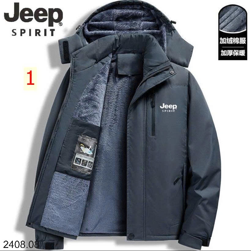25HA2408.08 - ÁO KHOÁC JEEP LÓT LÔNG CHO NAM