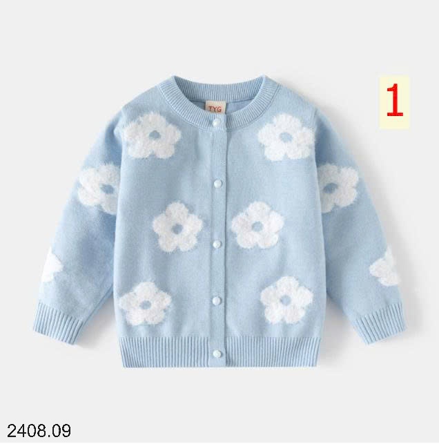 25HA2408.09 - ÁO CARDIGAN BÉ GÁI HÃNG TGY