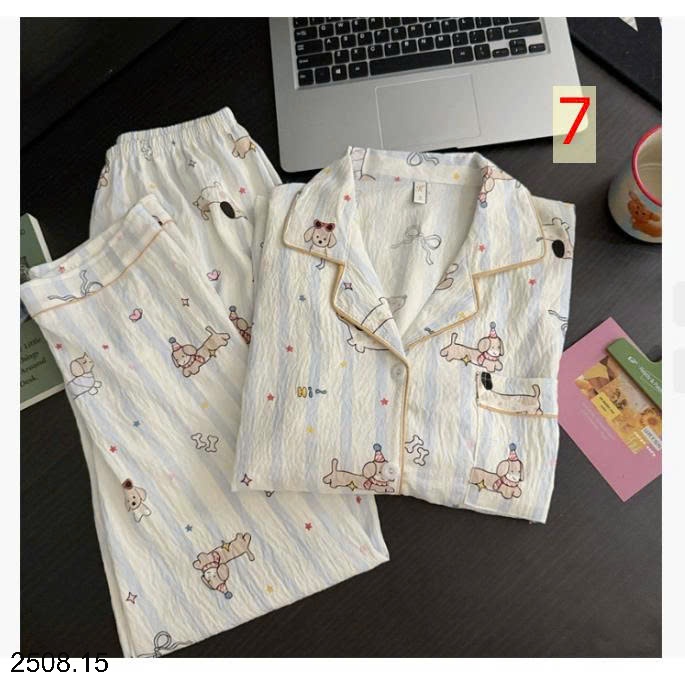 25HA2508.15 - BỘ PIJAMA MẶC NHÀ