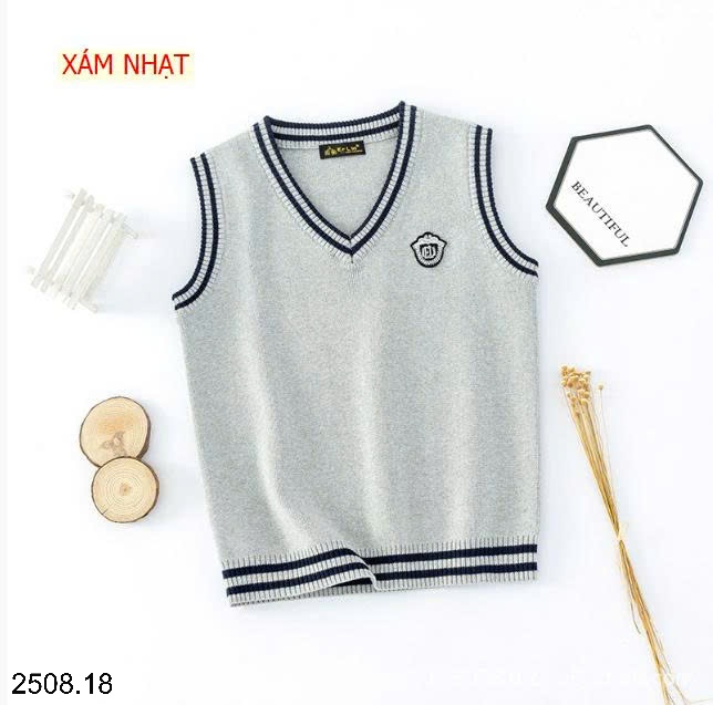 25HA2508.18 - ÁO GILE LEN CHO BÉ SIZE ĐẠI
