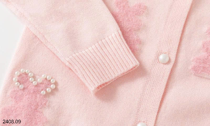 25HA2408.09 - ÁO CARDIGAN BÉ GÁI HÃNG TGY
