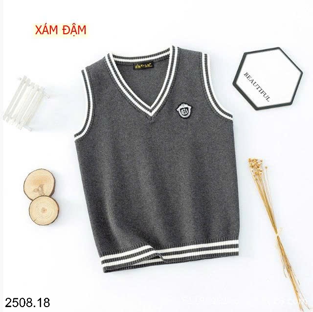 25HA2508.18 - ÁO GILE LEN CHO BÉ SIZE ĐẠI