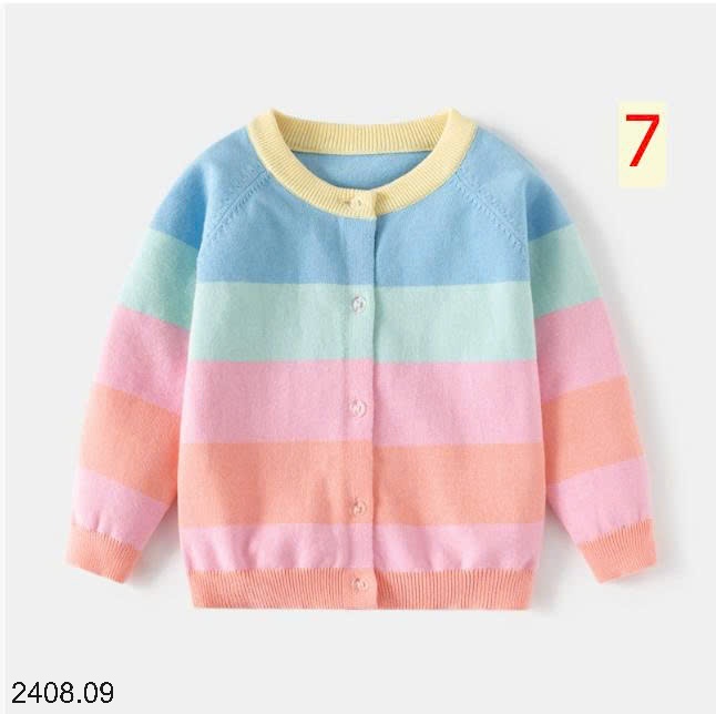 25HA2408.09 - ÁO CARDIGAN BÉ GÁI HÃNG TGY