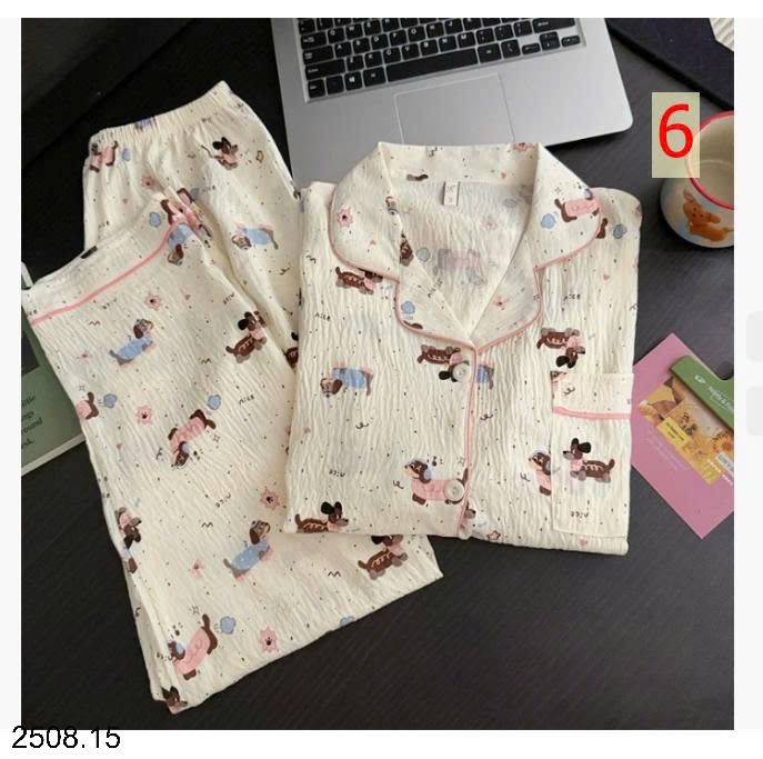 25HA2508.15 - BỘ PIJAMA MẶC NHÀ