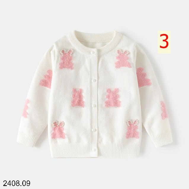 25HA2408.09 - ÁO CARDIGAN BÉ GÁI HÃNG TGY