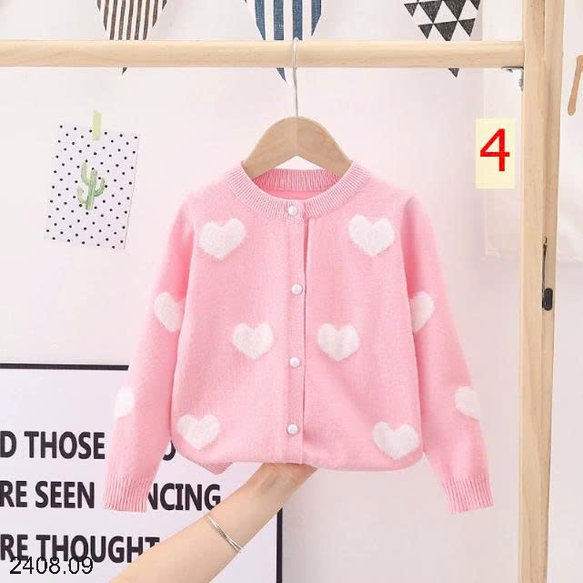25HA2408.09 - ÁO CARDIGAN BÉ GÁI HÃNG TGY