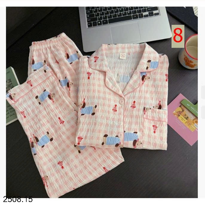 25HA2508.15 - BỘ PIJAMA MẶC NHÀ