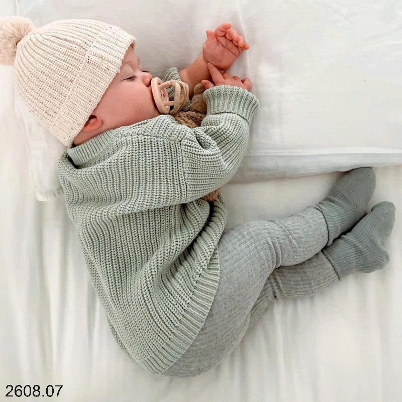 25HA2608.07 - ÁO LEN PASTEL CHO BÉ