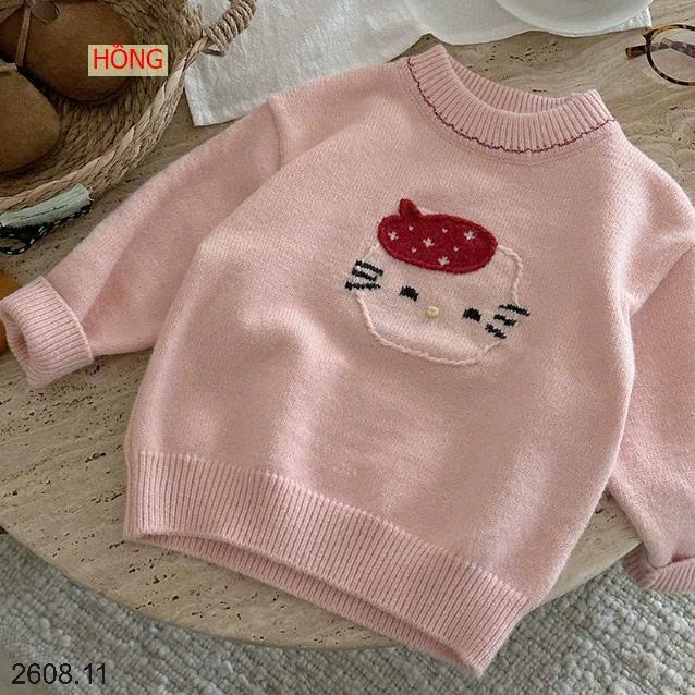 25HA2608.11 - ÁO LEN HOẠT HÌNH DỄ THƯƠNG BG