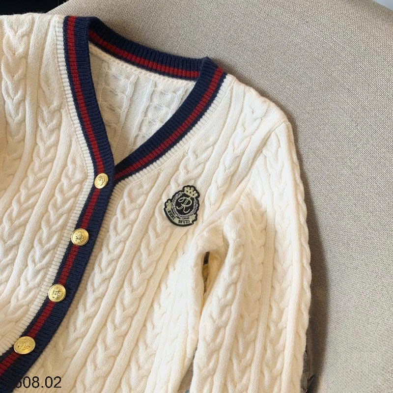 25HA2608.02 - ÁO CARDIGAN LEN CỔ V NỮ