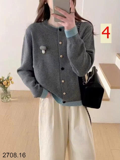 25HA2708.16 - CARDIGAN LEN PHỐI VIỀN