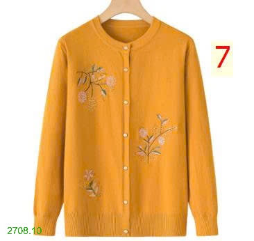25HA2708.10 - ÁO CARDIGAN LEN NỮ TRUNG NIÊN