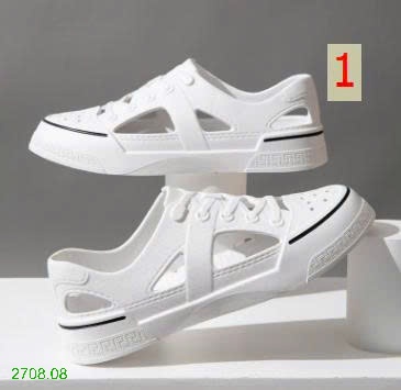 25HA2708.08 - GIÀY NHỰA LỖ THOÁNG KHÍ NAM NỮ