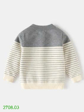 25HA2708.03 - ÁO CARDIGAN LEN BÉ TRAI