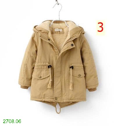 25HA2708.06 - ÁO PARKA LÓT LÔNG CHO BÉ