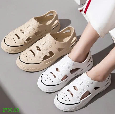25HA2708.08 - GIÀY NHỰA LỖ THOÁNG KHÍ NAM NỮ