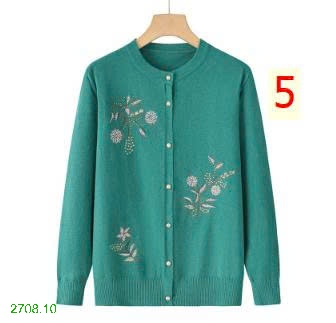 25HA2708.10 - ÁO CARDIGAN LEN NỮ TRUNG NIÊN