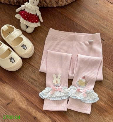 25HA2708.04 - QUẦN LEGGING THỎ BÉ GÁI