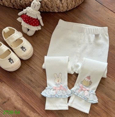 25HA2708.04 - QUẦN LEGGING THỎ BÉ GÁI