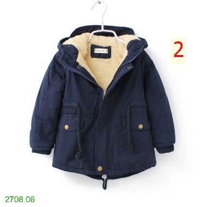 25HA2708.06 - ÁO PARKA LÓT LÔNG CHO BÉ