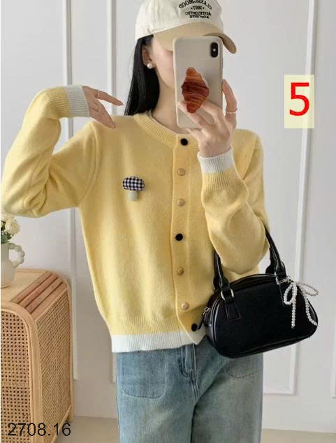 25HA2708.16 - CARDIGAN LEN PHỐI VIỀN